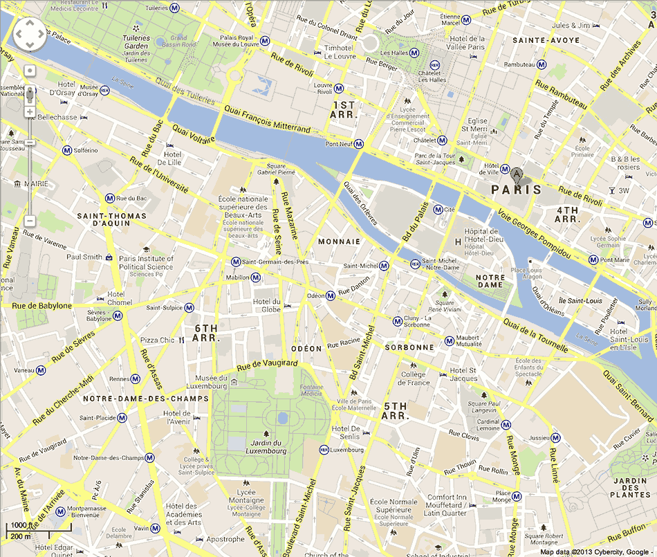 Les Défis Liés À La Planification De Votre Voyage À Paris 25 Google Map Without Labels Maps Online For You